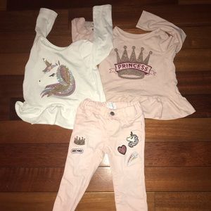 Children’s Place Toddler Girl’s 3 piece outfit.